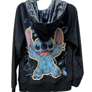 Disney Parks Stitch Zip Up Hoodie